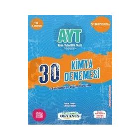 Okyanus Yayınları AYT Kimya Denemesi 30 Adet