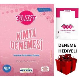 Okyanus Yayınları AYT Kimya Denemesi 30 Adet