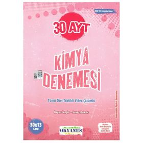 Okyanus Yayınları AYT Kimya Denemesi 30 Adet
