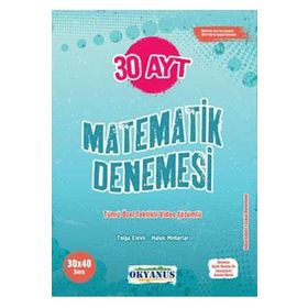 Okyanus Yayınları AYT Matematik 30 Deneme