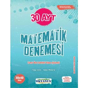 Okyanus Yayınları AYT Matematik 30 Deneme