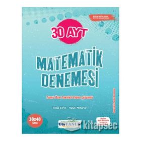 Okyanus Yayınları AYT Matematik 30 Denemesi