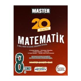 Okyanus Yayınları LGS 8. Sınıf Master 20 Matematik Denemesi