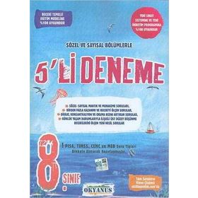 Okyanus Yayınları LGS Sayısal ve Sözel 5'li Deneme