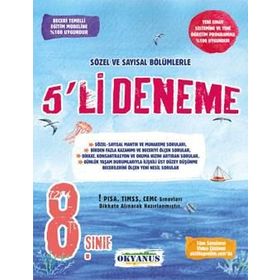 Okyanus Yayınları LGS Sayısal ve Sözel 5'li Deneme