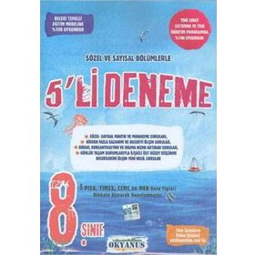Okyanus Yayınları LGS Sayısal ve Sözel 5'li Deneme