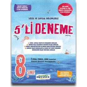 Okyanus Yayınları LGS Sayısal ve Sözel 5'li Deneme