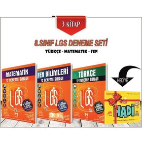 Okyanus Yayınları Master 8. Sınıf LGS 20 Deneme Seti - 3 Kitap