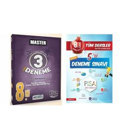 Okyanus Yayınları Master 8. Sınıf LGS 20 Deneme Seti - 3 Kitap