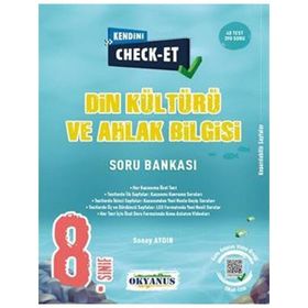 Okyanus Yayınları Okyanus Yayıncılık 8. Sınıf Kendini Check Et Din Kültürü ve Ahlak Bilgisi Soru Bankası