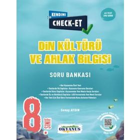 Okyanus Yayınları Okyanus Yayıncılık 8. Sınıf Kendini Check Et Din Kültürü ve Ahlak Bilgisi Soru Bankası