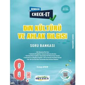 Okyanus Yayınları Okyanus Yayıncılık 8. Sınıf Kendini Check Et Din Kültürü ve Ahlak Bilgisi Soru Bankası