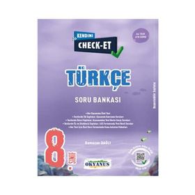 Okyanus Yayınları Okyanus Yayıncılık 8. Sınıf Kendini Check Et Türkçe Soru Bankası