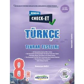 Okyanus Yayınları Okyanus Yayıncılık 8. Sınıf Kendini Check Et Türkçe Soru Bankası