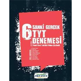 Okyanus Yayınları Sanki Gerçek 6 Adet TYT Denemesi