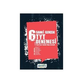 Okyanus Yayınları Sanki Gerçek 6 Adet TYT Denemesi