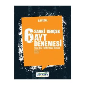 ​Okyanus Yayınları Sayısal Sanki Gerçek AYT 6 Denemesi