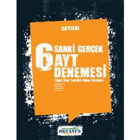 ​Okyanus Yayınları Sayısal Sanki Gerçek AYT 6 Denemesi