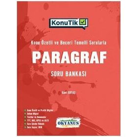 Okyanus Yayınları Tüm Adaylar İçin Paragraf Konutik Konu Özetli Soru Bankası