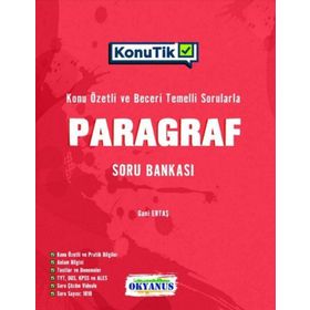 Okyanus Yayınları Tüm Adaylar İçin Paragraf Konutik Konu Özetli Soru Bankası