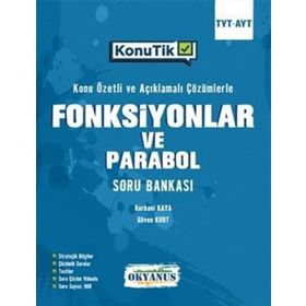 Okyanus Yayınları Tyt Ayt KonuTik Fonksiyonlar ve Parabol Soru Bankası