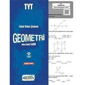 Okyanus Yayınları TYT Geometri Çek Kopar Testi