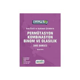 Okyanus Yayınları TYT Konutik Permütasyon Kombinasyon Binom ve Olasılık Soru Bankası
