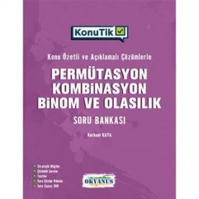 Okyanus Yayınları TYT Konutik Permütasyon Kombinasyon Binom ve Olasılık Soru Bankası