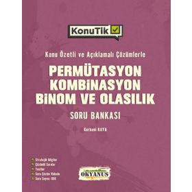 Okyanus Yayınları TYT Konutik Permütasyon Kombinasyon Binom ve Olasılık Soru Bankası