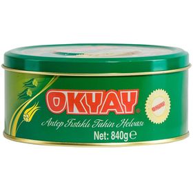 Okyay 840 g Antep Fıstıklı Teneke Helva