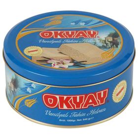 Okyay 840 gr Vanilyalı Teneke Helva