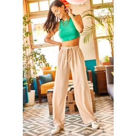 Olalook 19000169 Taş Kadın Pantolon