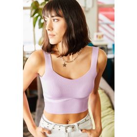 Olalook BLZ-19001363 Lila Kadın Bluz