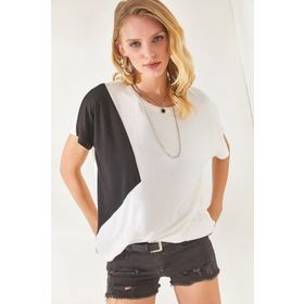 Olalook BLZ-19002283 Beyaz Kadın Bluz