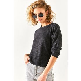 Olalook BLZ-19002385 Siyah Kadın Bluz