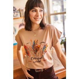 Olalook TSH-19000125 Kadın T-Shirt