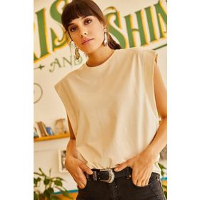 Olalook TSH-19000330 Taş Kadın Tişört
