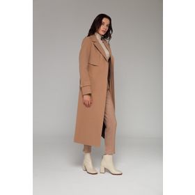 Olcay 3771 Camel Pelerin Apolet Detaylı Kadın Kaban