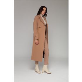 Olcay 3771 Camel Pelerin Apolet Detaylı Kadın Kaban