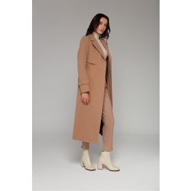 Olcay 3771 Camel Pelerin Apolet Detaylı Kadın Kaban