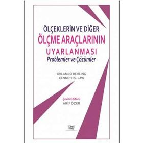 Ölçeklerin ve Diğer Ölçme Araçlarının Uyarlanması - Kenneth S. Law