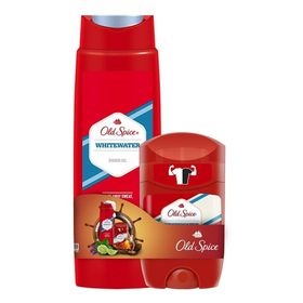 Old Spice 250 ml Erkek Duş Jeli + Whitewater 50 ml Erkek Stick Deodorant