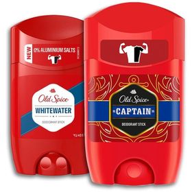 Old Spice 2x50 ml Captain + Whitewater Erkek Stick Roll-on