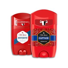 Old Spice 2x50 ml Captain + Whitewater Erkek Stick Roll-on