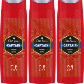 Old Spice Captain 3x400 ml Duş Jeli