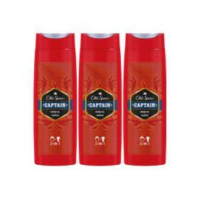 Old Spice Captain 3x400 ml Duş Jeli