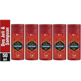 Old Spice Captain 5x50 ml Duş Jeli Şampuan