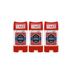 Old Spice Captain Clear 3x70 ml Erkek Jel Stick Deodorant