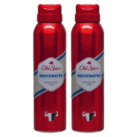 Old Spice Whitewater 2x150 ML Sprey Deodorant