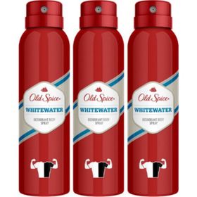 Old Spice Whitewater 3x150 ml Sprey Deodorant